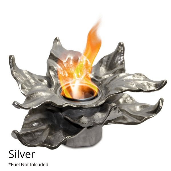 Heathcote Botanical Gel Fuel Fireplace - Nature Hills Nursery - Gold - 